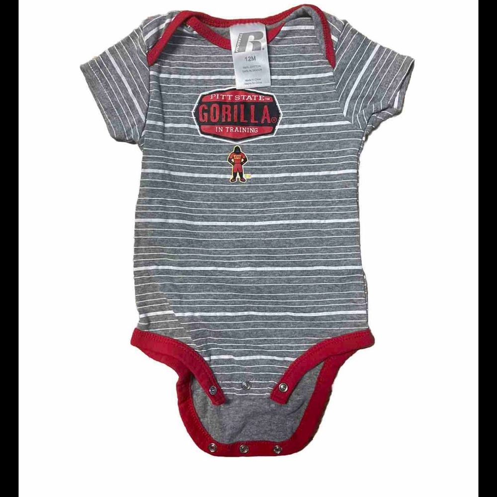 Pitt state onesie size 12m